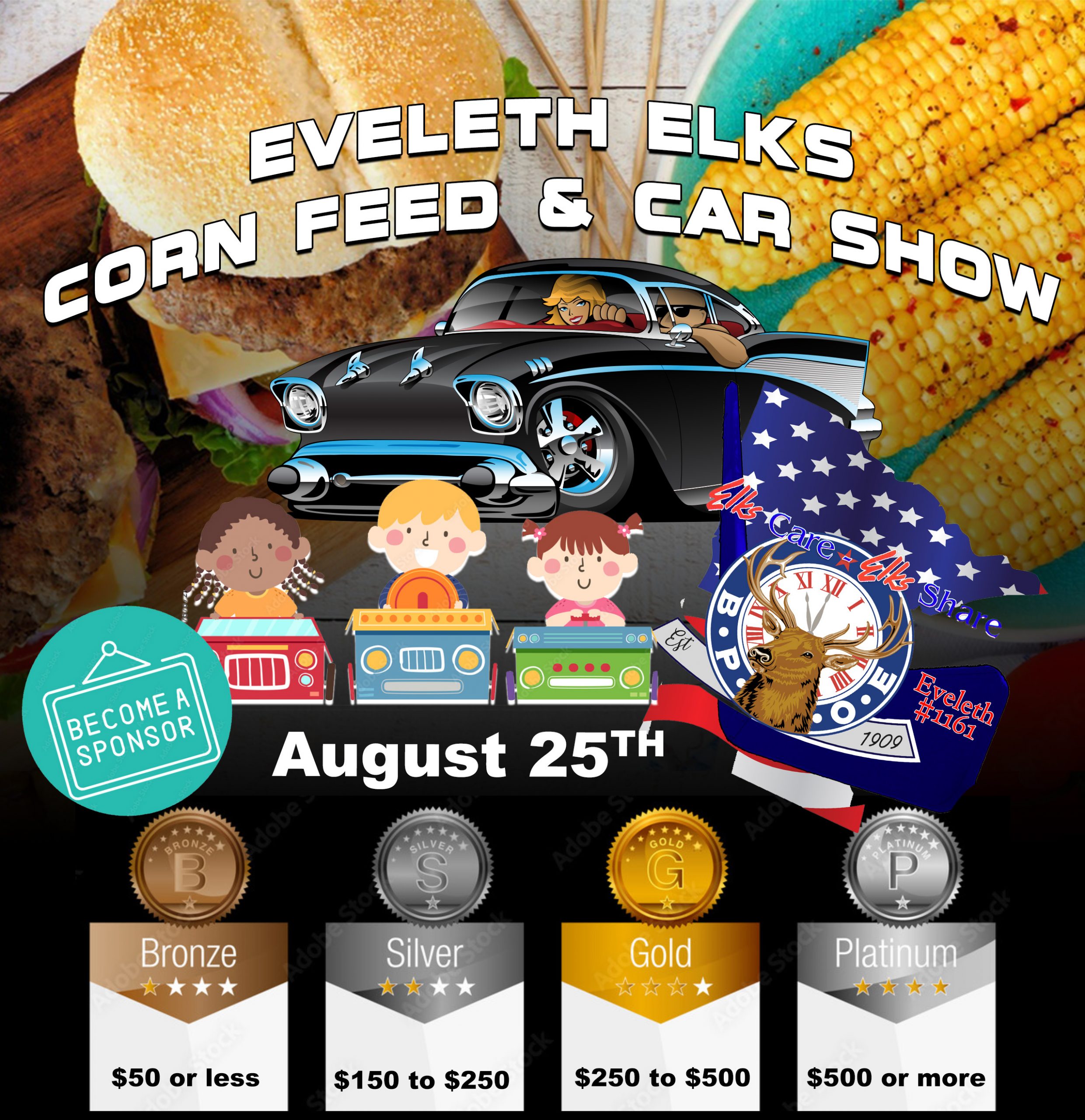 Corn Feed & Car Show Committee Meeting Eveleth Elks 1161